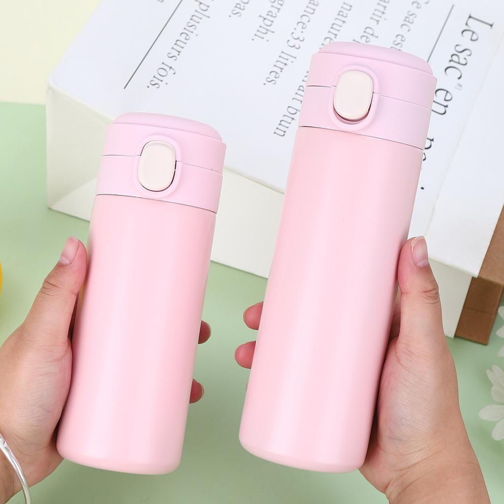Thickened Stainless Steel Thermos Cup Compact Portable Mini Pocket Cup Simple Student Bouncing Cup