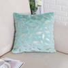 Decorative Pillowcase, Feathers, Light Green