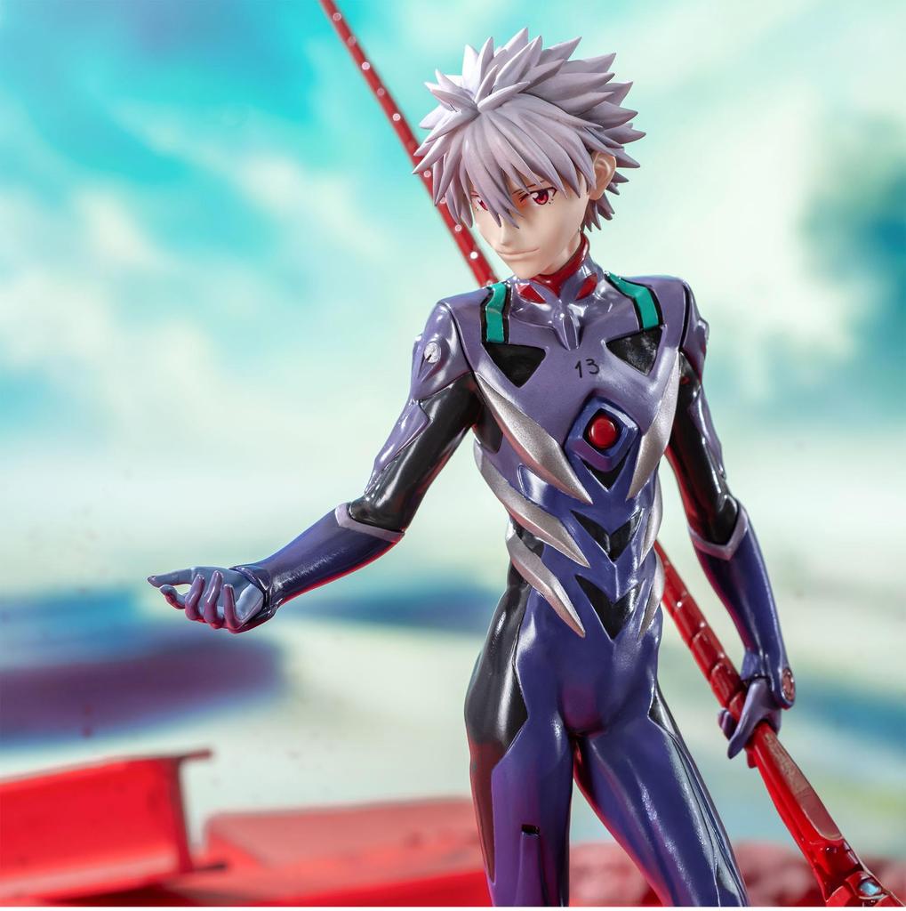 3 Upon a Time Kaworu Nagisa x Speer von Longinus Figur SEGA-Luminasta Evangelion 3.0 + 1.0