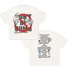 2026 Nuevo ASAP Rocky Don't Be Dumb Álbum Camisa de Algodón 100% para Hombre Color Beige Claro Verano Cuello Redondo Camiseta de Manga Corta Y2k Hip Hop para Mujer