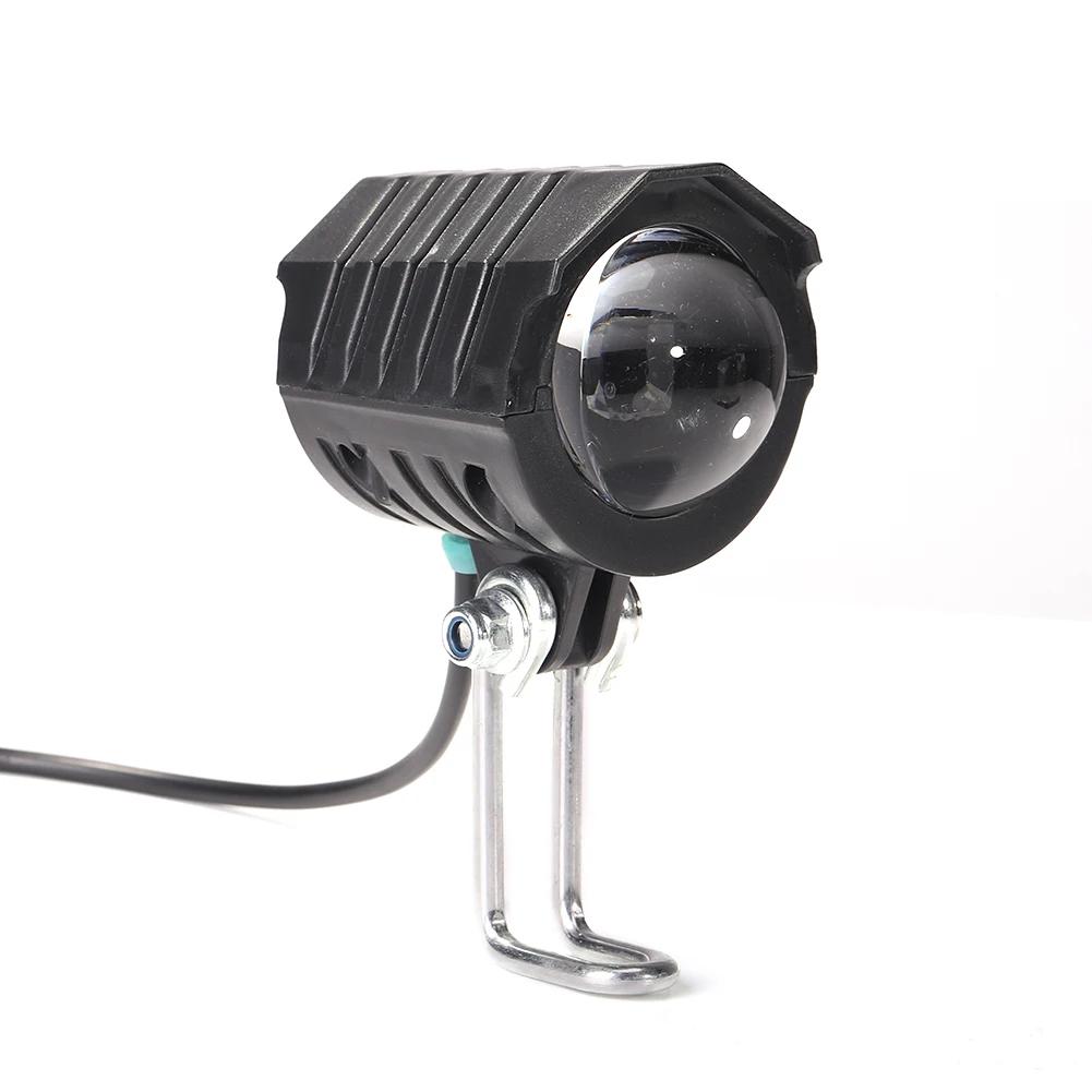 2 în 1 Scooter Claxon Far Durabil Impermeabil Motocicletă electrică Bicicletă electrică Lampă pentru lumină frontală Accesorii pentru scutere electrice 48-80V