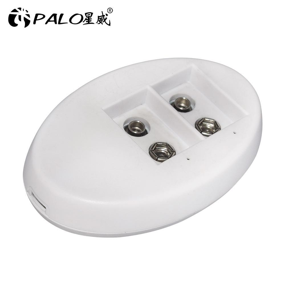 Palo 9v 6F22 Lithium Rechargeable Battery 600mAh li-ion Batteries With Usb Charger
