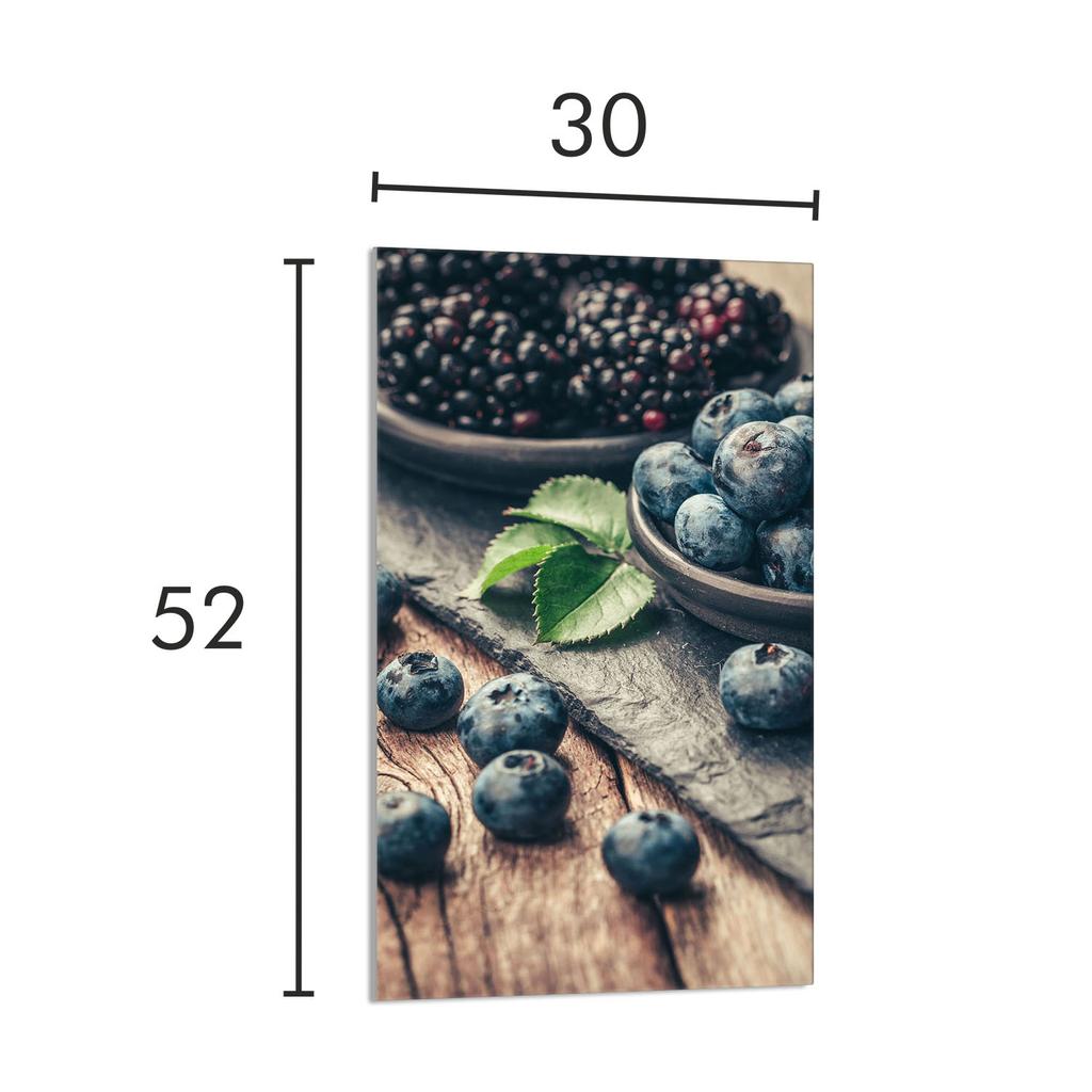 SZKLANA DESKA DO KROJENIA 30x52 Owoce