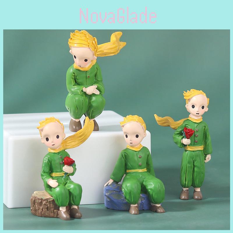 Enchanting Little Prince Resin Figurines For Cake Decorations And Micro Landscapes