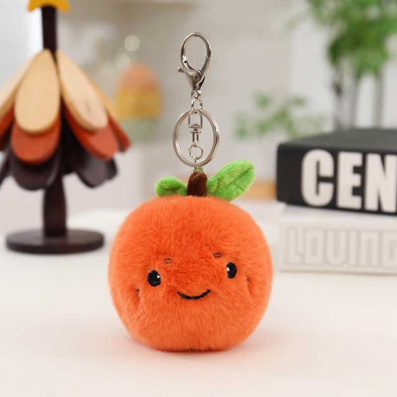New Mini Cartoon Fruits Vegetables Hanging Toys Delicate Cute Pineapple Watermelon Cabbage Broccoli Doll Kawaii Keychain Decor