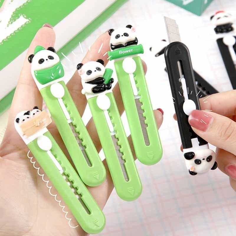 1 Piece Panda Capybara  Art Cutter Utility Knife Mini Student Art DIY Tools Creative Stationery School Supplies
