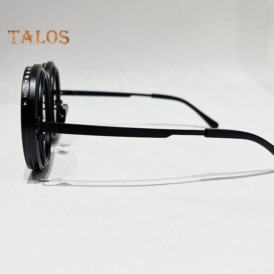 1-9 Gears Adjustable Tint Sunglasses for Men Round Polarized Sunglasses with ND Filter Lenses UV400 Shady Fishing Glasses
