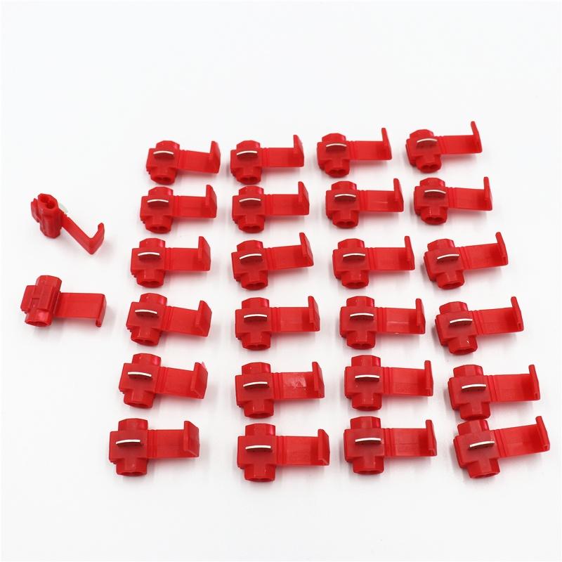 60PCS Quick Splice Wire Connectors 22-10 AWG Lock Snap Electrical Wire Connector 22-18AWG Red 18-14AWG Blue 12-10AWG Yellow - 13