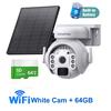 SHIWOJIA 3K 5MP 4G SIM Panel Security PTZ Night Vision PIR Human Detection Surveillance Solar Battery Camera