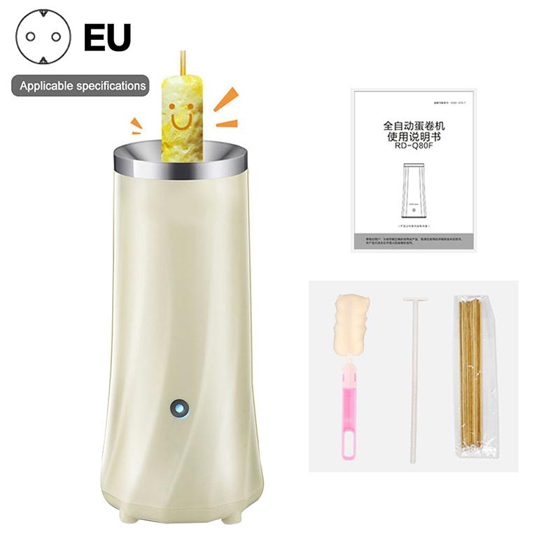 

Автоматическая электрическая яйцеварка PTC для приготовления яичных рулетов на завтрак, сделай сам, машина для приготовления сосисок, сэндвичей, омлетов, простая омлетница бежевый