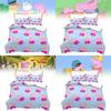 Peppa Pig Cartoon Set With Reactive Printing For Kids Bedroom Decor And Gift