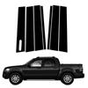7pcs/set Car Door Window Pillars B-pillar Post Trim Stickers Glossy Black Wrap Films For Ford Explorer Sport Trac 2007-2010 Exterior Accessories