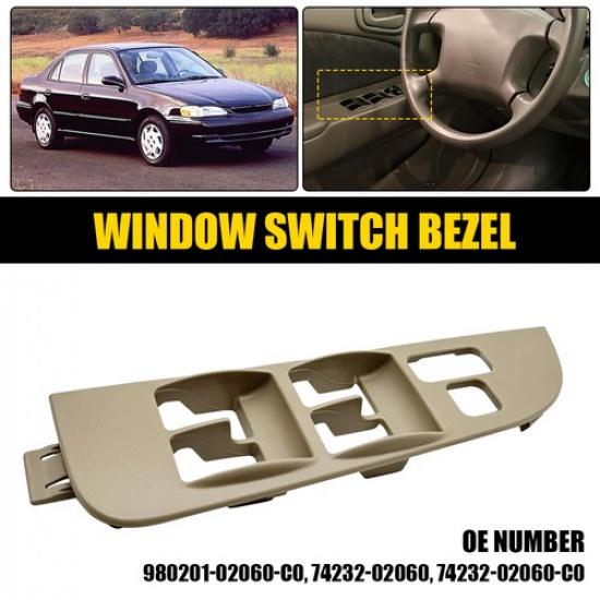 For 1998-2002 Toyota Corolla Window Switch Panel Bezel Trim Front Left EOOH