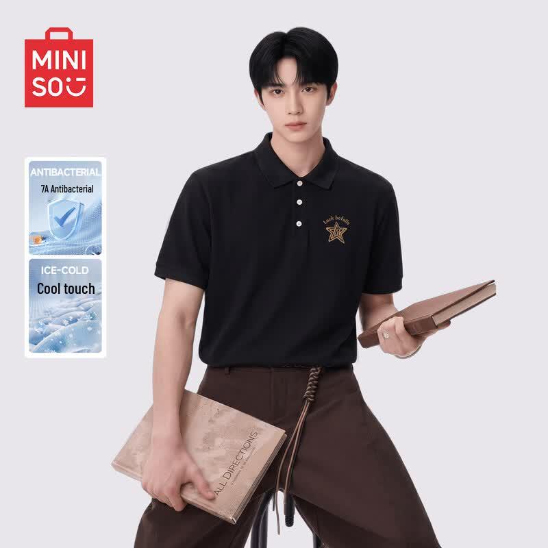 MINISO Men's Quick-Dry Polo Shirt