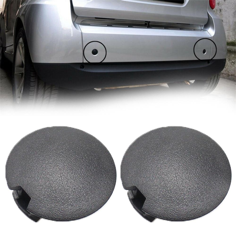 

New 2x Rear LH + RH Bumper Tow Eye Cover Cap Towing Hole For Smart Fortwo 2008-2016