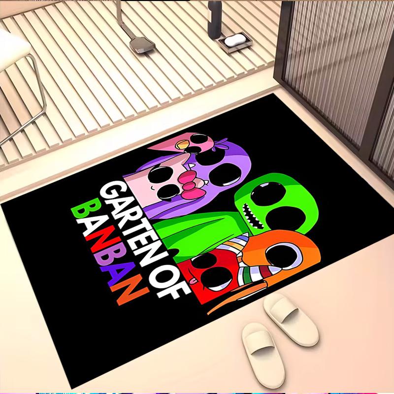 Spiel Rainbow Friends Druckteppich, Waschbarer Bodenteppich, Für Eingangsbereich Wohnheim Waschküche Büro Arbeitszimmer, Heimdekoration Geburtstag Weihnachtsgeschenk