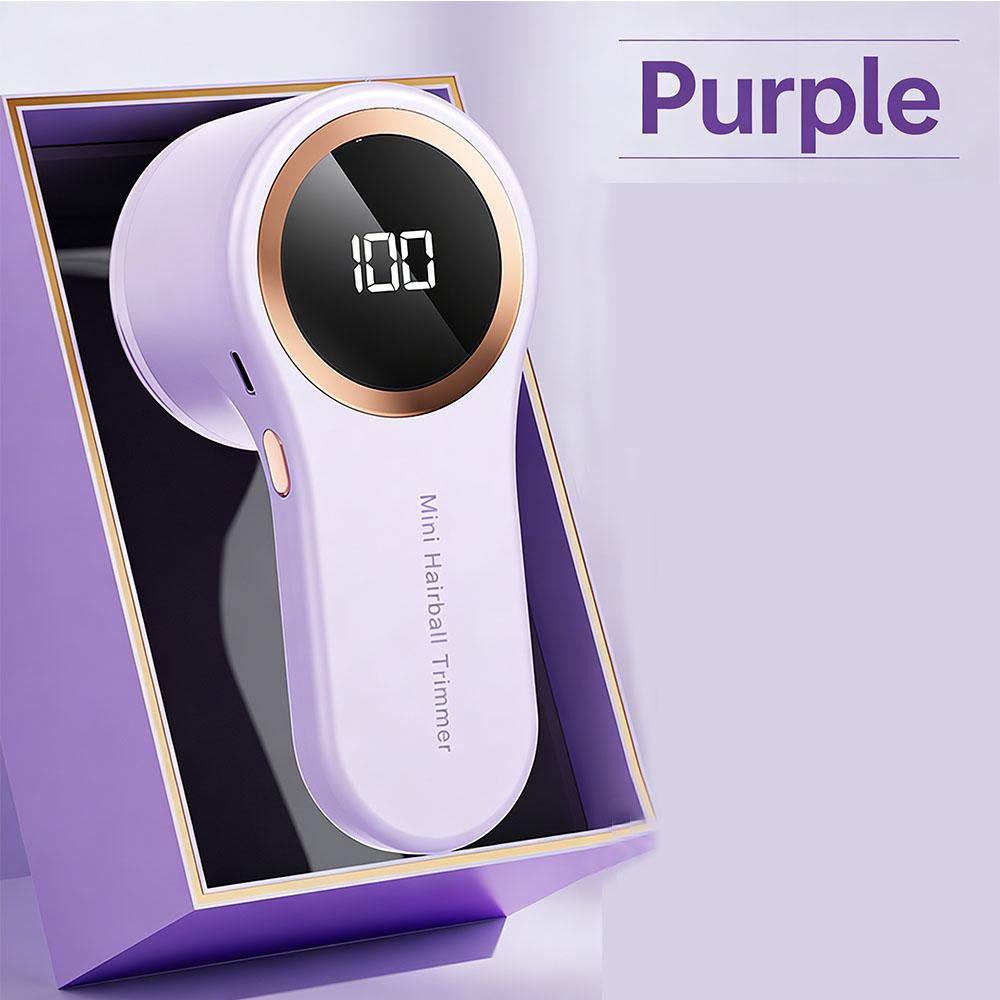 Portable Electric Lint Remover with LED Display USB Multifunction Rechargeable Sweater Shaver with Smart Touch Screen