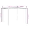 2 Piece Garden Dining Set with Cushions Grey Poly Rattan