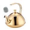 Universal 1.5L Capacity Teas Kettles Suitable for Stovetops Durable Nonrust Steel Wide Opening Water Boiler