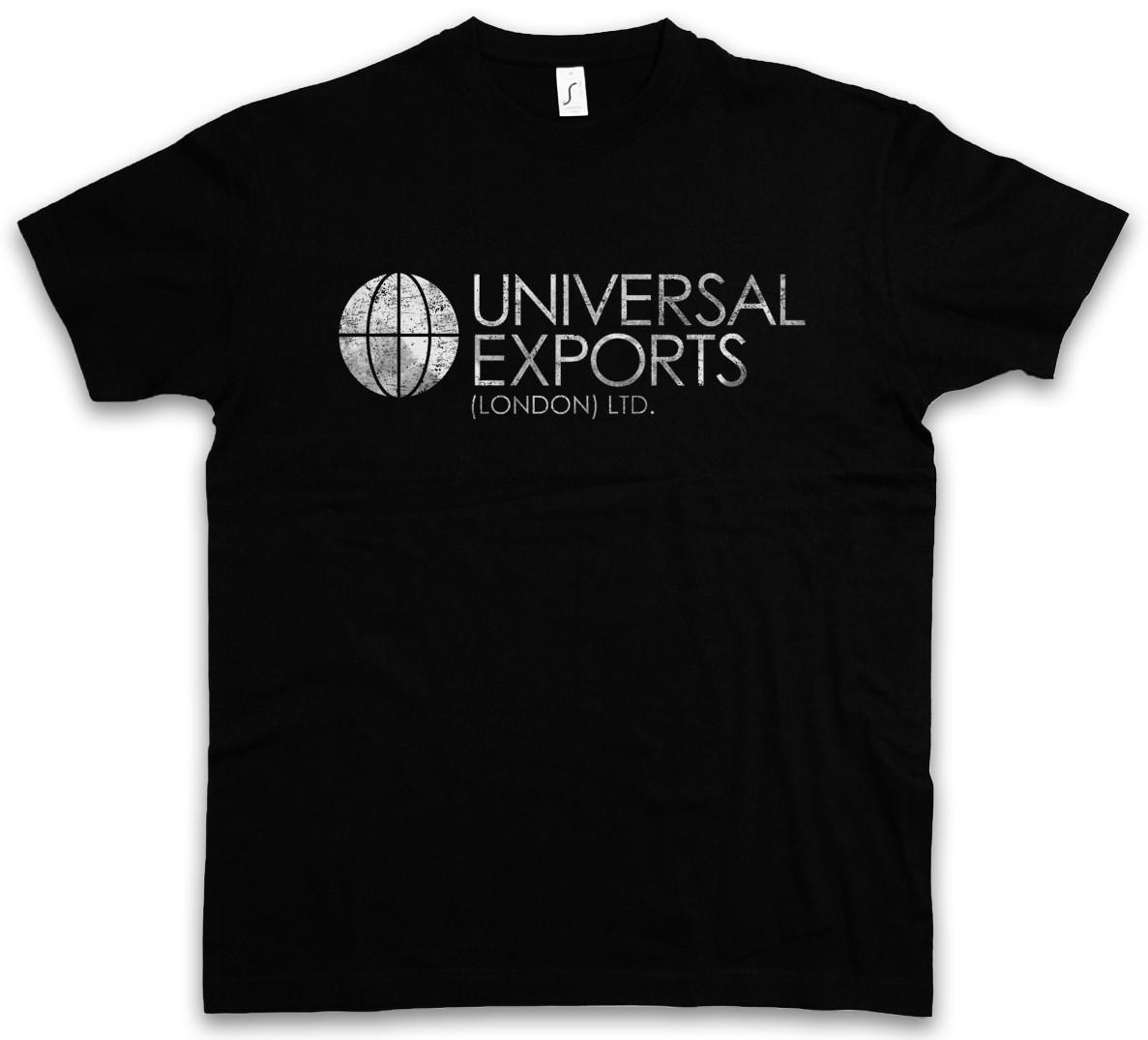 UNIVERSAL EXPORTS T-Shirt Mens Womens Tees Top James Sign Insignia Logo Company MI6 London Bond 4XL