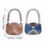 New Foldable Handbag Hook Cute Shape Portable Folding Bag Hook Alloy Material Lovely Design Purse Hanger Holder Home Decoration