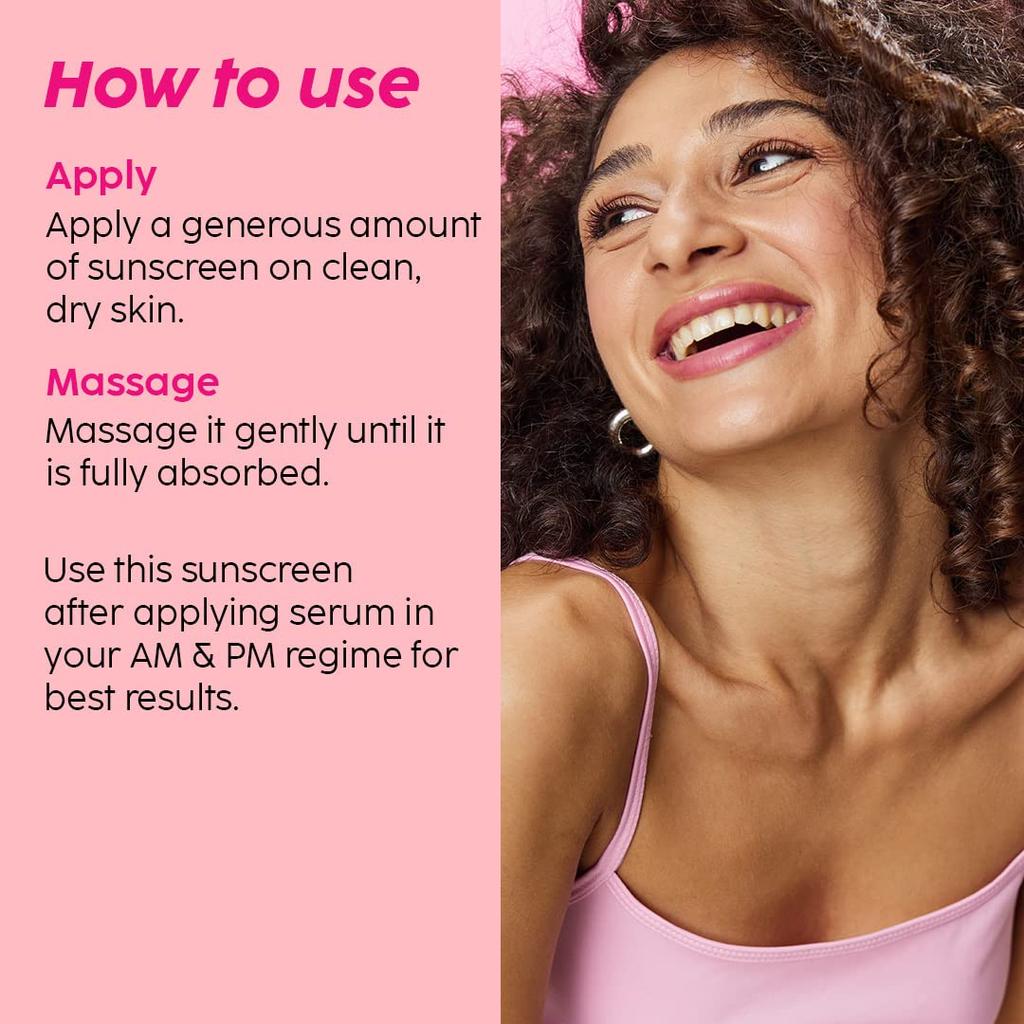 The Plant Fix Plix SPF 50+ Guava Glow Onzichtbaar Zonnebrandmiddel 50g Voor Alle Huidtypen Met Breedspectrum Bescherming