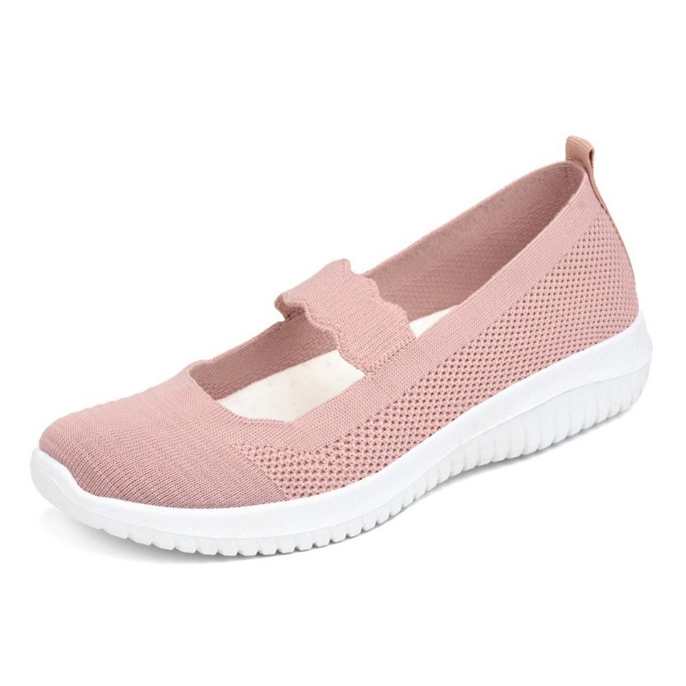 Women's Shoes New Style Mother Shoes Breathable Flying Knit Casual Women's Shoes Breathable Comfortable Shoes for Women