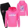 Children's Hooded Top And Pants Two-piece Tracksuit Set Long-sleeved Printed Sweatshirt Set