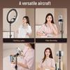 Selfie Stick Tripod with Phone Holder & Fill Light for Live Streaming and Photography