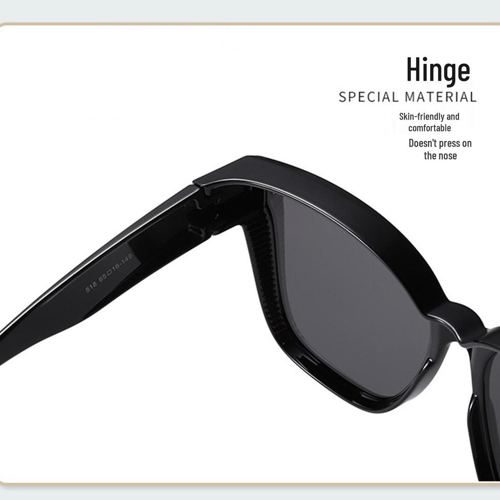 TR Polarized Square Sunglasses for Men and Women - Anti-UV High-End Fashion