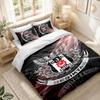 Bettwäsche-Set 1 Bettbezug 2 Kissenbezüge Beşiktaş FC Aufdruck Schlafzimmer Heimdekoration