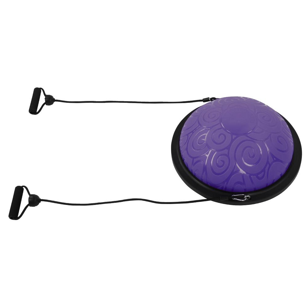 Thicken Explosionproof Balancing Half Ball Trainer Yoga Pilates Fitness Exercise EquipmentPurple фиолетовый