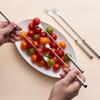 6pcs Stainless Steel Dessert Fork Great for Buffets Bakeries and Coffee Shops Lightweight Yet Multipurpose Meat Fondue Fork