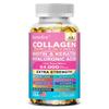 Kenofor Collagen Types I, II, III, V & X 1000mg with Biotin, Keratin, Hyaluronic Acid, Vitamin C, E, A, Zinc, Folate & MSM, 120 Capsules