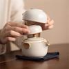 Portable Ceramic Quick Tea Cup Set