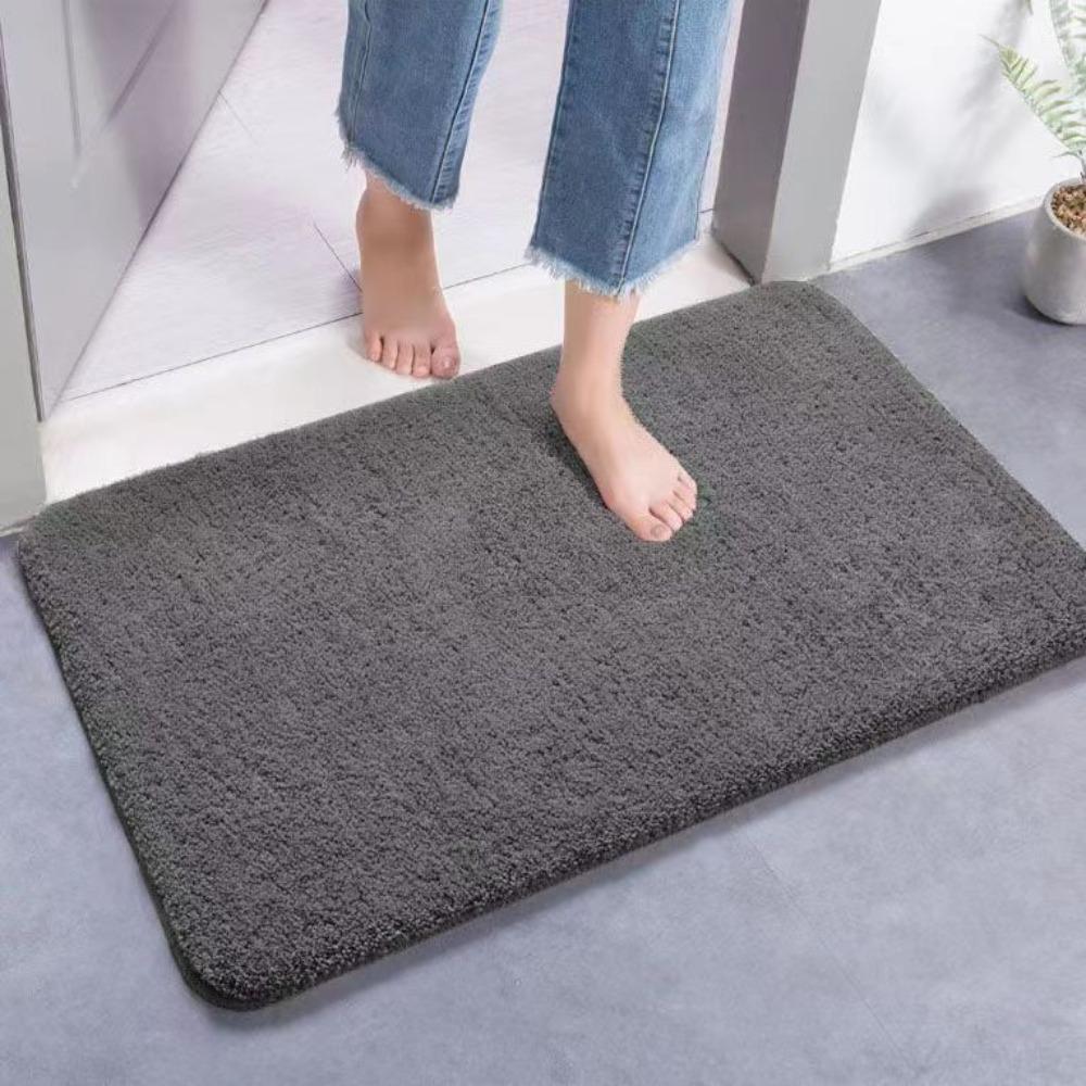 

Soft Absorbent Bath Carpet Non Skid Anti Slip Door Mat Absorbent Bathroom Floor Mat Bath