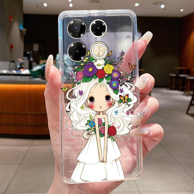 Soft Silicone Phone Case For infinix Note 40 Pro 4G 5G Note40 Pro+ 40S Funda Luxury Dragon Cute Cool Boys Girls Clear Back Cover