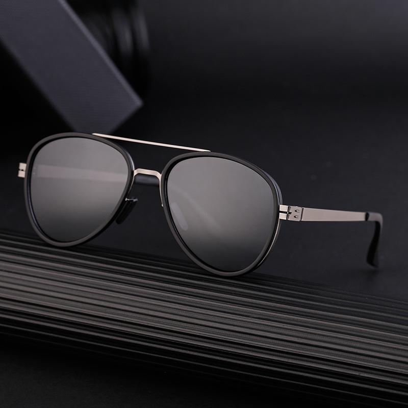 JYL TS Men's Screwless TR Polarized - Retro Aviator Premium Sunglasses MY-ZTT012
