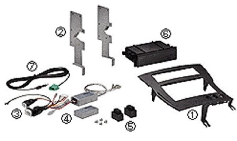 

Kanatechs Car AV Installation Set for Toyota Celsior 30 (Pre-facelift Series) [Part Number] TBX-Y018