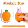 Squeeze Toys Carrot Rabbit Fidget Toys Pop Up Squishy Rabbit In Carrot Stress Relief for Kids Adult Novelty Toy Easter Gift