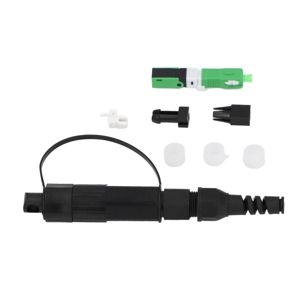 2 Set Glasfaserkoppler Tragbarer PEI Mini Schnell SC Glasfaserverbinder für Rechenzentrum