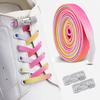 New Diamond Lock Shoelaces Without Ties No Tie Shoe Laces Elastic Laces Sneakers Colorful Glitter Flat Shoelace Shoe Accessories