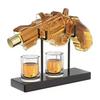 Gun Whiskey Decanter Sets With 2 Bullet Glasses Personalized Liquor Dispenser Liquor Scotch Bourbon Vodka Best Gifts for Dad