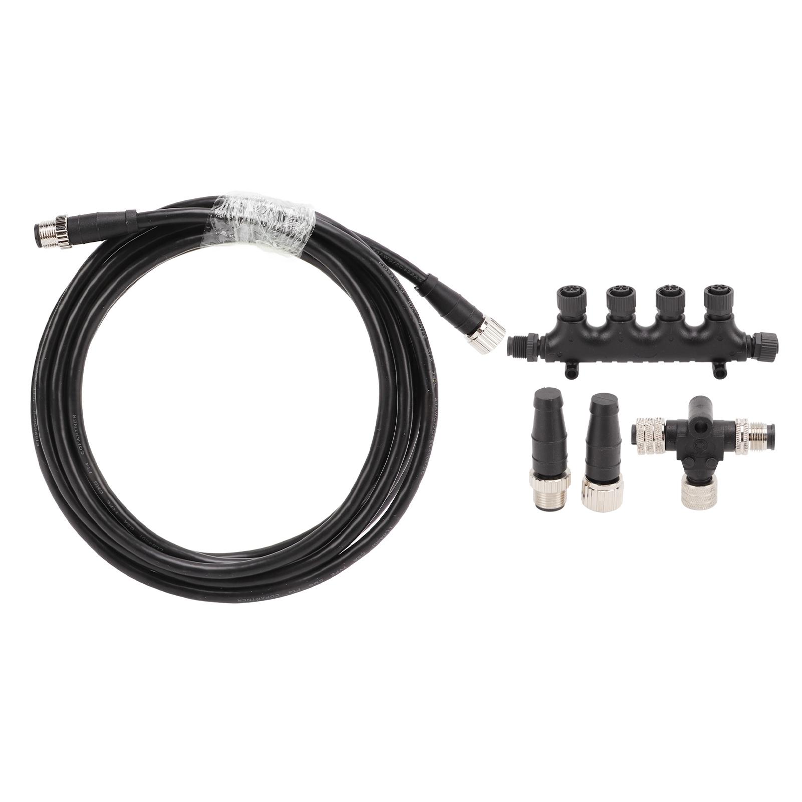 for NMEA 2000 Cable 5 Pin Marine Backbone Drop Cable M12 Thread for Simrad Networks