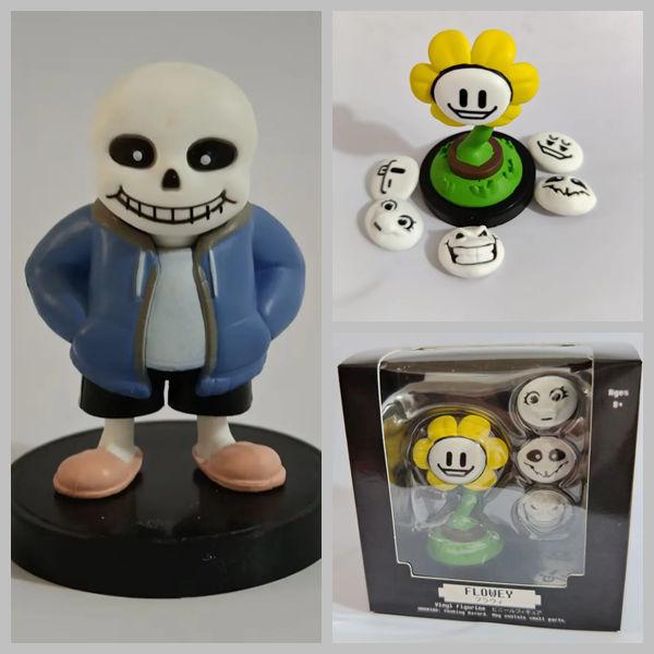 Interesting Toys Unisex Undertale Sans Flowey Pvc Action Figures Toys
