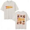 Hett Spel Dungeon Crawler Carl Vintage Tvättade T-shirts Prinsessamunk Rolig Katt Grafisk T-shirt Herr Dam Överdimensionerad Bomulls-T-shirt