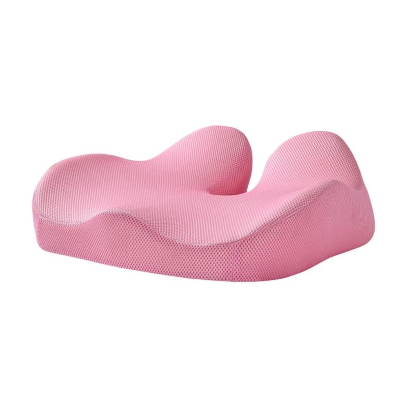 Подушка для сиденья для длительного сидения Съемный чехол Подушка для офисного автомобильного кресла Облегчение болей в копчике Быстро восстанавливающаяся