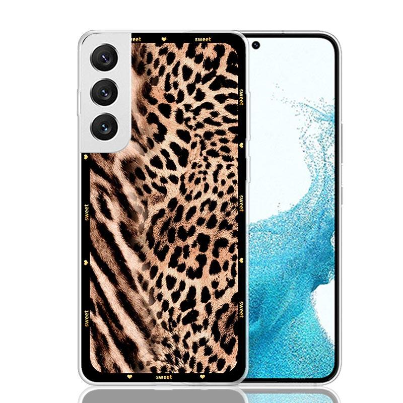 Animal Leopard Print Phone Case For Samsung Galaxy S26 S25 Edge S24 S23 FE S22 Ultra S21 Plus S20 + Fundas Cover Coque Galaxy S2