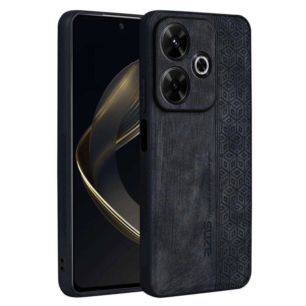 AZNS For Xiaomi Redmi 13 5G/13 4G/Note 13R 5G Case Non-Slip Leather+TPU Phone Cover