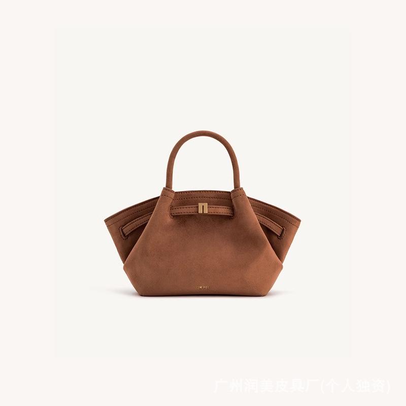 JWPEI 2025 Dumpling Handbag: Genuine Leather Tote & Crossbody Bag, Available In Large & Small Sizes for Women.